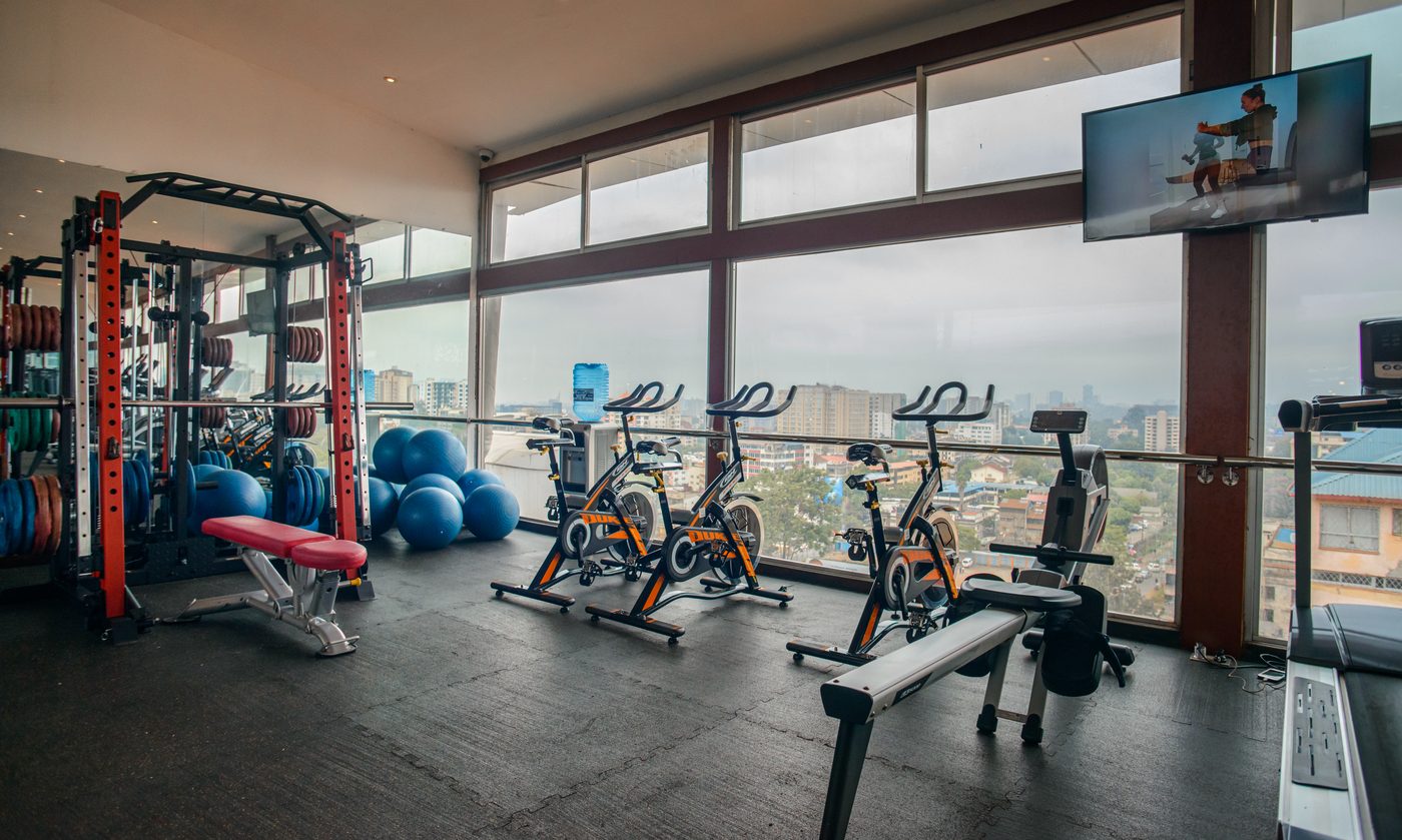 Kinetic Gym fitness centre at Cloud Hotel with cardio equipment