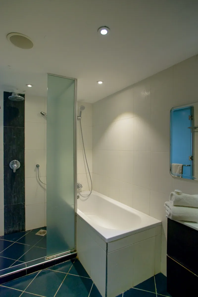 Master Suite bathroom with deep-soaking tub
